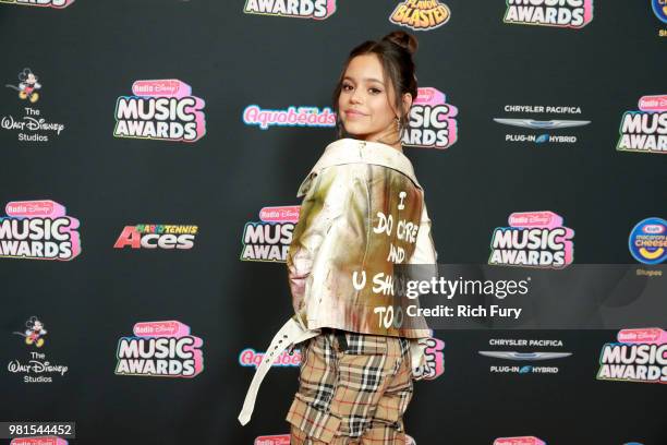 Jenna Ortega attends the 2018 Radio Disney Music Awards at Loews Hollywood Hotel on June 22, 2018 in Hollywood, California.