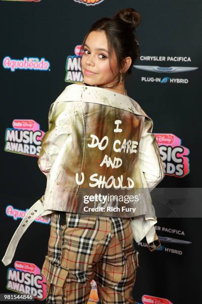 Jenna Ortega attends the 2018 Radio Disney Music Awards at Loews Hollywood Hotel on June 22, 2018 in Hollywood, California.