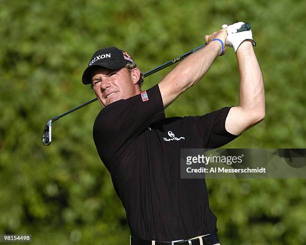 Alex Cejka competes in the third round of the PGA Tour Ford Championship at Doral in Miami, Florida March 6, 2004.