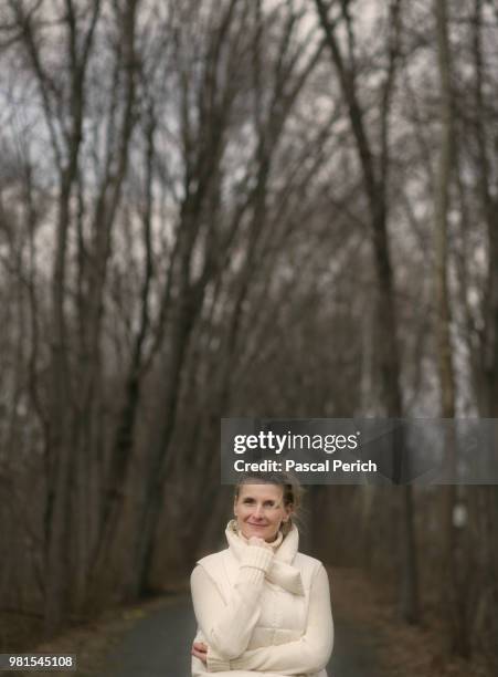 Writer Elizabeth Gilbert is photographed on March 13, 2008 in her home town of New Hope, New Jersey.