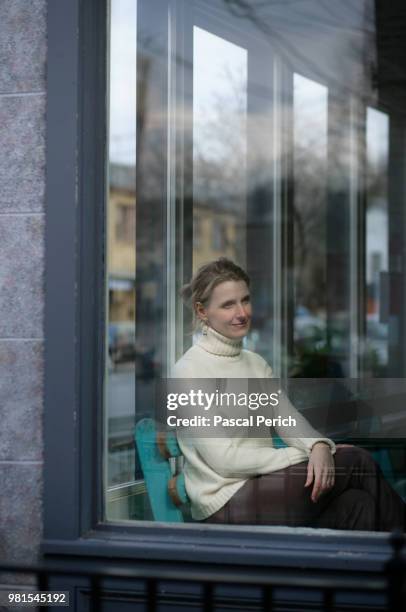 Writer Elizabeth Gilbert is photographed on March 13, 2008 in her home town of New Hope, New Jersey.
