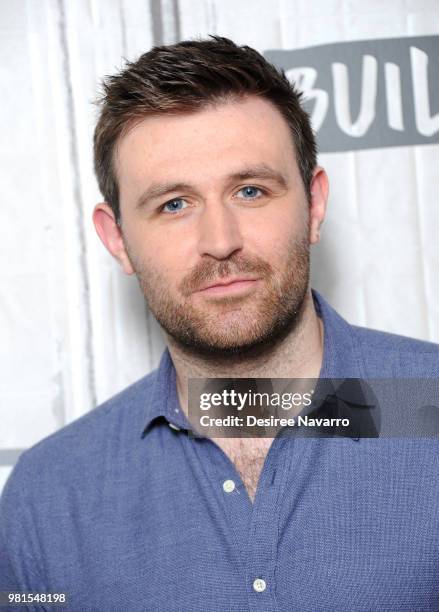 Actor James McArdle visits Build Series to discuss 'Angels in America' at Build Studio on June 22, 2018 in New York City.