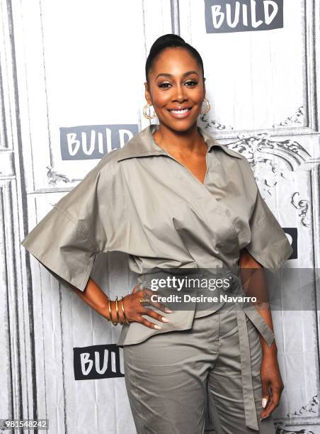 Actress Simone Missick visits Build Series to discuss Marvel's 'Luke Cage' at Build Studio on June 22, 2018 in New York City.