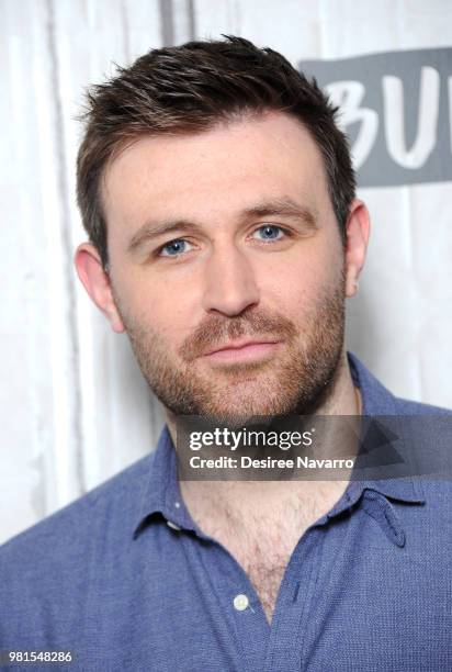 Actor James McArdle visits Build Series to discuss 'Angels in America' at Build Studio on June 22, 2018 in New York City.