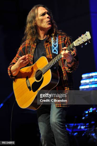 Timothy B. Schmit performs on stage at Cadogan Hall on March 30, 2010 in London, England.