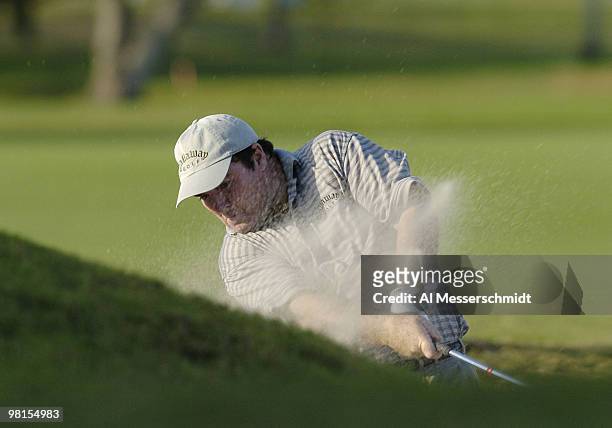 Craig Parry of Australia competes in the third round of the PGA Tour Ford Championship at Doral in Miami, Florida March 6, 2004. Parry led after...