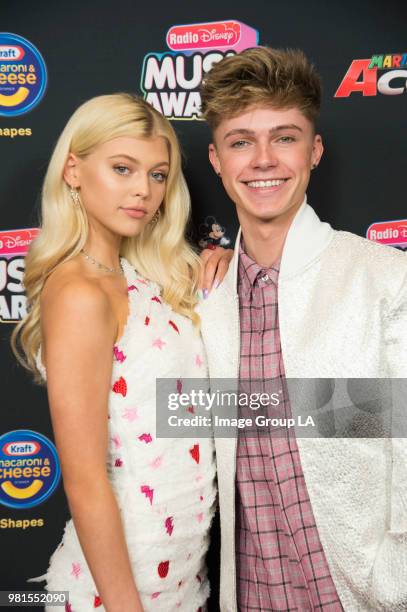 Today's brightest young stars and celebrity entertainers turned out for the 2018 Radio Disney Music Awards , music's biggest event for families, at...