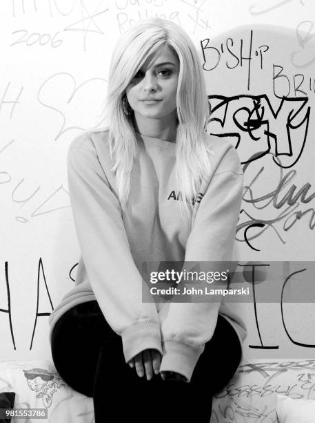 Singer Bebe Rexha visits Music Choice at Music Choice on June 22, 2018 in New York City.