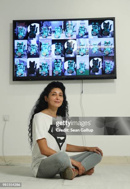 Saudi Arabia will prosper," said artist Lina Gazzaz of the deep-reaching social and economic reforms currently underway in Saudi Arabia as she stands...