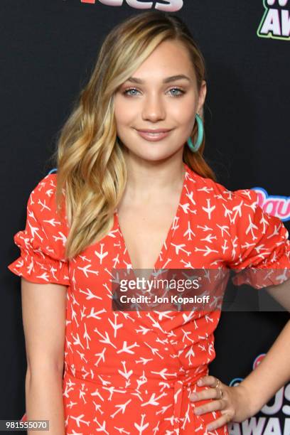 Maddie Ziegler attends the 2018 Radio Disney Music Awards at Loews Hollywood Hotel on June 22, 2018 in Hollywood, California.
