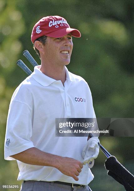 Jonathan Kaye competes in first-round play in The Memorial Tournament, June 3, 2004 in Dublin, Ohio.