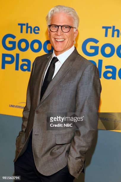 Pictured: Ted Danson at UCB Sunset Theatre on June 19, 2018 --