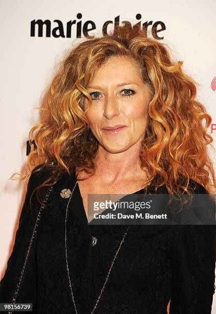 Kelly Hoppen attends Marie Claire's Inspire & Mentor Campaign party at The Loft at the Ivy Club on March 30, 2010 in London, England.