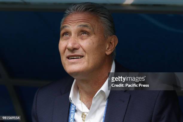 Tite Técnico of Brasil during the match between Brazil and Costa Rica for the second round of group E of the 2018 World Cup, held at Saint Petersburg...