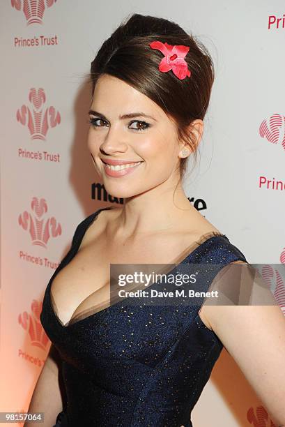 Hayley Atwell attends Marie Claire's Inspire & Mentor Campaign party at The Loft at the Ivy Club on March 30, 2010 in London, England.