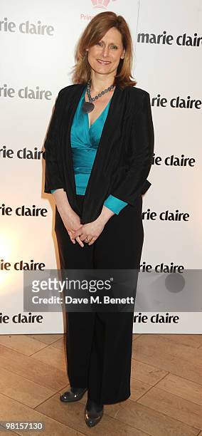 Sarah Brown attends Marie Claire's Inspire & Mentor Campaign party at The Loft at the Ivy Club on March 30, 2010 in London, England.