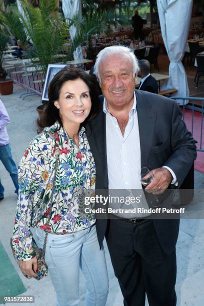 Caroline Barclay and Marcel Campion attend the Fete Des Tuileries on June 22, 2018 in Paris, France.