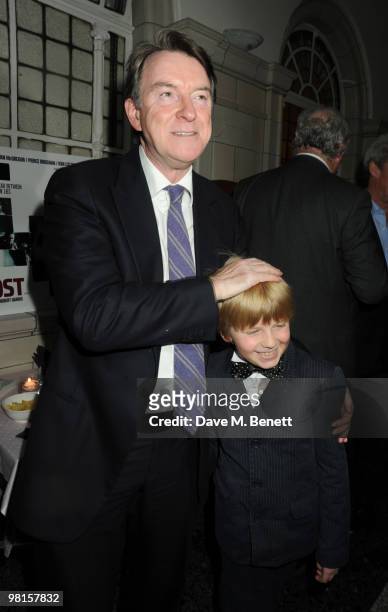 Peter Mandelson attends the VIP screening of The Ghost at The Court House Hotel on March 30, 2010 in London, England.