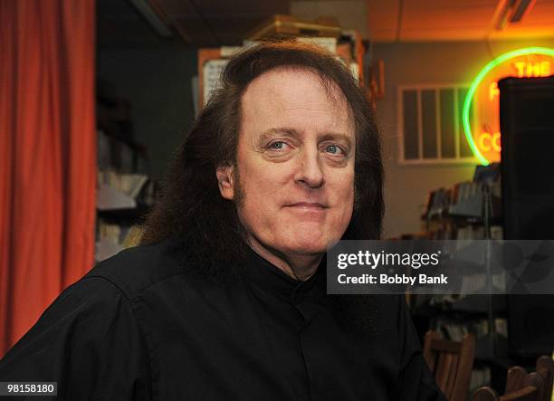 Tommy James promotes "Me, The Mob and The Music" at The Record Collector Store on March 30, 2010 in Bordentown, New Jersey.