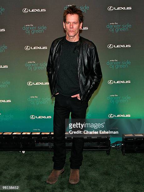Actor Kevin Bacon attends the Darker Side of Green Climate Change Debate at Skylight West on March 30, 2010 in New York City.