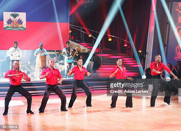 Episode 1002A" - The first Macy's "Stars of Dance" performance of the season paid tribute to the victims of the recent earthquake in Haiti in a...