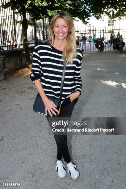 Sarah Lavoine attends the Fete Des Tuileries on June 22, 2018 in Paris, France.