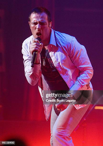 Scott Weiland of Stone Temple Pilots performs at The Louisville Palace Theater on March 30, 2010 in Louisville, Kentucky.