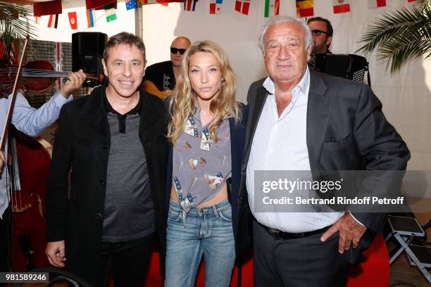 Louis-Michel Colla, Support of the "Fete des Tuileries" Laura Smet and Marcel Campion attend the Fete Des Tuileries on June 22, 2018 in Paris, France.