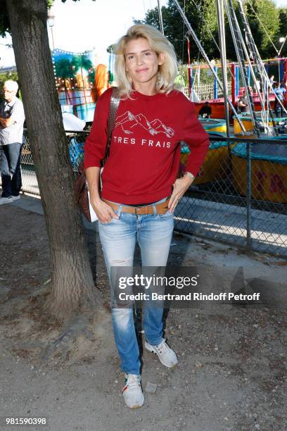 Actress Alice Taglioni attends the Fete Des Tuileries on June 22, 2018 in Paris, France.