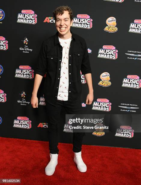Parker Coppins arrives at the 2018 Radio Disney Music Awards at Loews Hollywood Hotel on June 22, 2018 in Hollywood, California.
