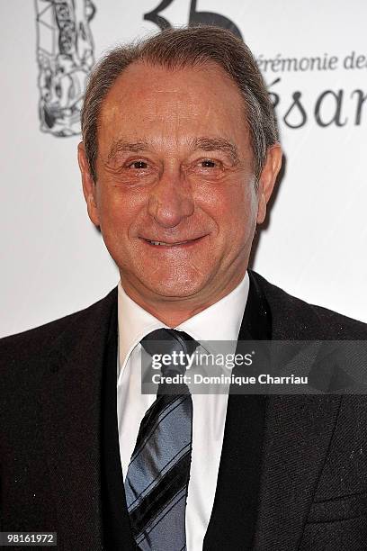 Mayor of Paris Bertrand Delanoe attends the 35th Cesar Film Awards at Theatre du Chatelet on February 27, 2010 in Paris, France.