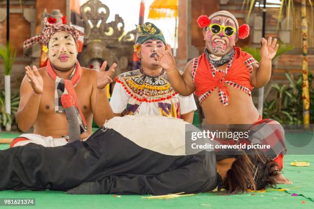 Indonesia. Bali. Gianyar. Traditional dance demonstration near Ubud.