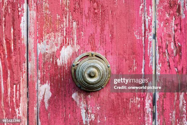 New Zealand. Waikato. Matamata. MessingtŸrknauf in Hobbiton. Hobbiton. Movie set.