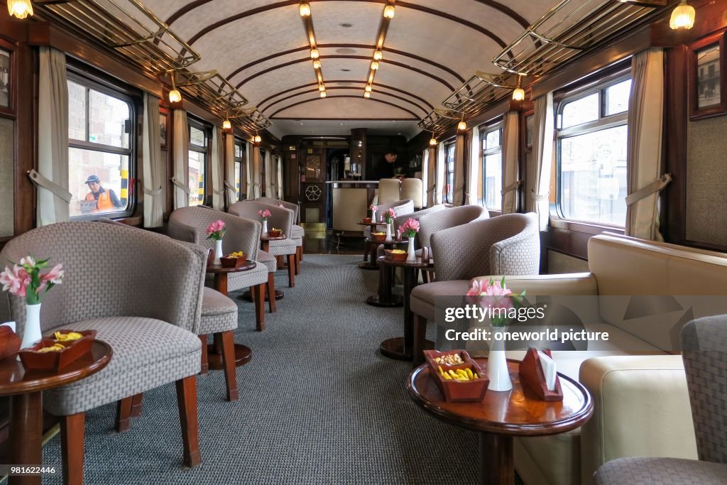 Peru. Puno. Andean Explorer train