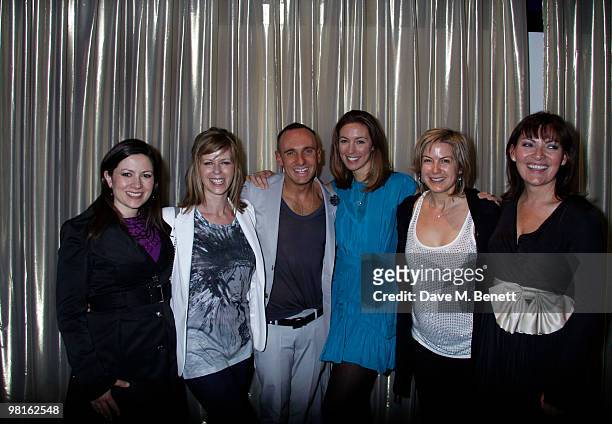 Mark Heyes with Claire Nazier, Emma Crosby, Kate Garraway, Penny Smith, Lorraine Kelly from GMTV showing his new book at the Sanctum Hotel. On March...