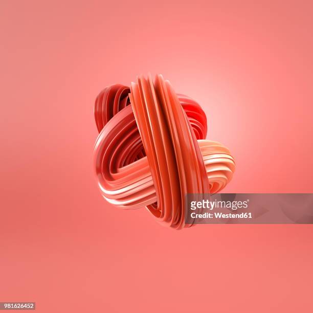 abstract blue swirl, 3d rendering - three dimensional stock illustrations