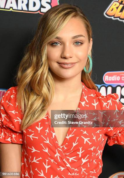 Maddie Ziegler arrives at the 2018 Radio Disney Music Awards at Loews Hollywood Hotel on June 22, 2018 in Hollywood, California.