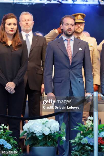 Princess Claire and Prince Felix of Luxembourg celebrate National Day on June 22, 2018 in Luxembourg, Luxembourg.