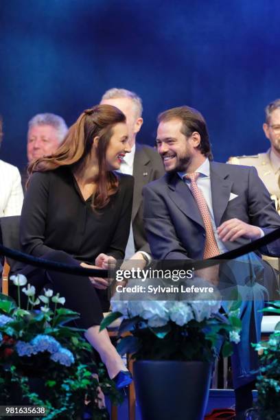 Princess Claire and Prince Felix of Luxembourg celebrate National Day on June 22, 2018 in Luxembourg, Luxembourg.