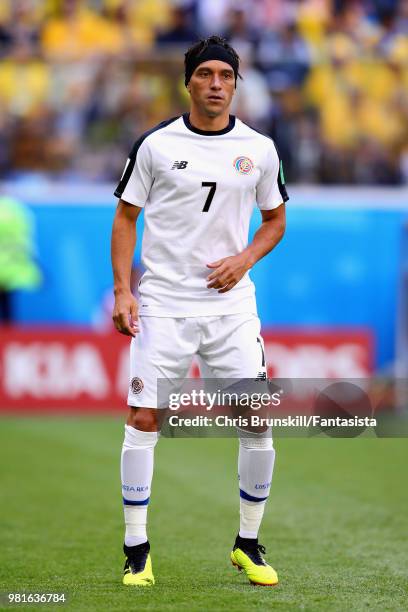 Christian Bolanos of Costa Rica looks on during the 2018 FIFA World Cup Russia group E match between Brazil and Costa Rica at Saint Petersburg...