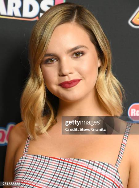 Bailee Madison arrives at the 2018 Radio Disney Music Awards at Loews Hollywood Hotel on June 22, 2018 in Hollywood, California.