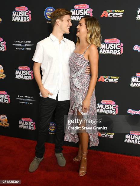 Bailee Madison arrives at the 2018 Radio Disney Music Awards at Loews Hollywood Hotel on June 22, 2018 in Hollywood, California.