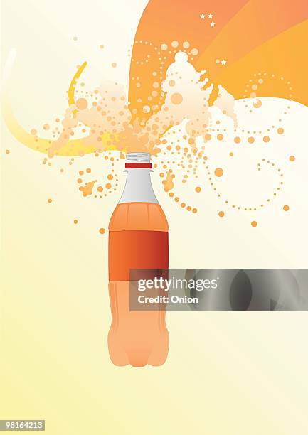 ilustrações de stock, clip art, desenhos animados e ícones de ilustração gasosas frasco - soda bottle