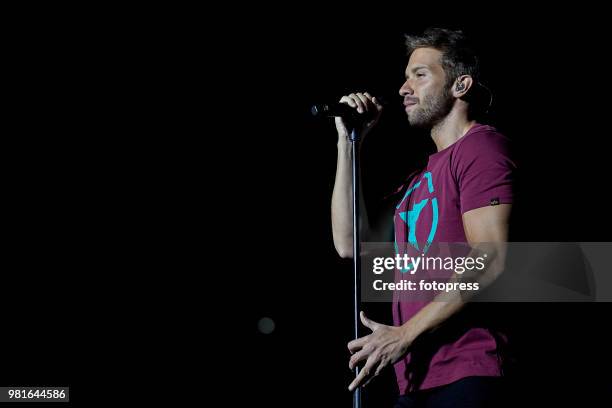 Pablo Alboran performs in concert at Coliseum on June 22, 2018 in A Coruna, Spain.