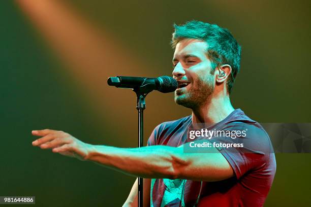 Pablo Alboran performs in concert at Coliseum on June 22, 2018 in A Coruna, Spain.