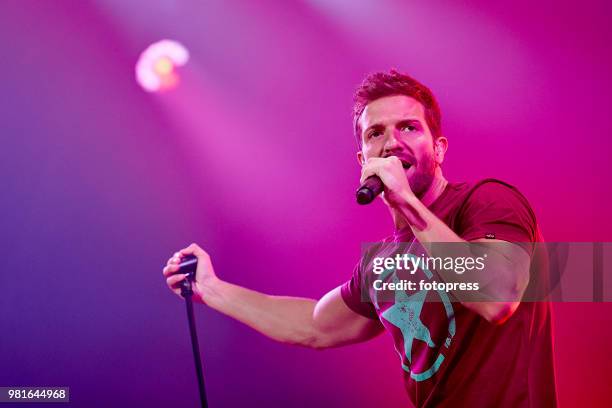 Pablo Alboran performs in concert at Coliseum on June 22, 2018 in A Coruna, Spain.