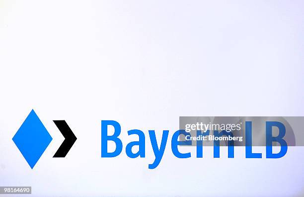 The Bayerischen Landesbank logo is seen in Munich, Germany, on Wednesday, March 31, 2010. Bayerische Landesbank reported its second consecutive...