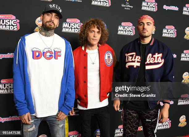 Cheat Codes arrives at the 2018 Radio Disney Music Awards at Loews Hollywood Hotel on June 22, 2018 in Hollywood, California.