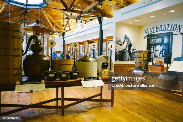 Febuary 2018, USA, Lynchburg: The visitor's centre of the Jack Daniel's distillery. Company founder Jack Daniel established his first distillery in...