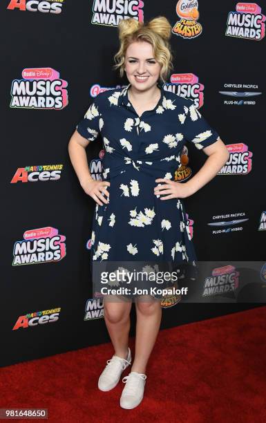Maddie Poppe attends the 2018 Radio Disney Music Awards at Loews Hollywood Hotel on June 22, 2018 in Hollywood, California.